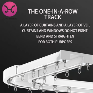 Tringles à rideaux électriques modernes en aluminium de haute qualité rails de fenêtre motorisés contrôle WiFi accessoires pour la maison - Product Image 6