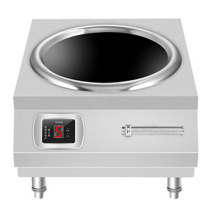 Table de cuisson à induction commerciale SDF-WS-AML8000 8KW en acier inoxydable avec écran tactile numérique pour restaurant - Product Image 1