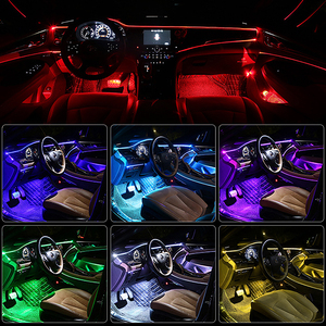 Bande lumineuse led d'intérieur flexible, décoration d'ambiance, contrôle par application mobile, pour voiture - Product Image 2
