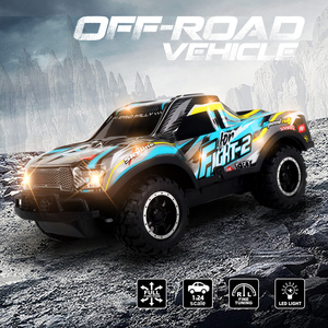 Quy mô 1:24 đua xe với ánh sáng LED 27Mhz điều khiển từ xa xe off-road xe món quà sinh nhật cho trẻ em tốc độ cao RC xe - Product Image 2