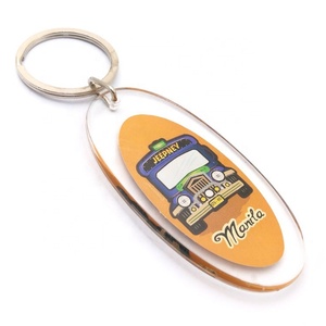 Keyring Factory Wholesale Mini Blank Car <b>Key</b> <b>Chain</b> Custom logo Digital Photo Keychain - Product Image 2