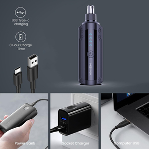 Portable étanche Usb Rechargeable électrique oreille et nez sourcil tondeuse à cheveux pour hommes femmes propre supprimer - Product Image 4