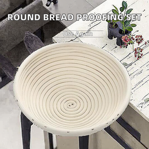 Cestino per Pane in Bambù Rivestito in Ceramica Riutilizzabile Saint Germain Premium - Apertura Superiore, Adatto al <span class=keywords><strong>Forno</strong></span>, per una Lievitazione Perfetta (9) - Product Image 2