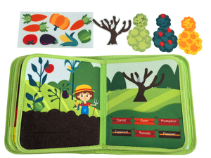 3D Của Tôi Đầu Tiên Trang Trại Cuốn Sách Giáo Dục Trẻ Mới Biết Đi Cảm Giác Đồ Chơi Trang Trại Chủ Đề Cảm Thấy Bận Hội Đồng Quản Trị Di Động Montessori Giáo Dục Công Cụ - Product Image 5