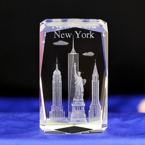 Sculptures en cristal personnalisées sur mesure représentant des monuments mondiaux, tels que la Mélodieuse de Sydney, pour la décoration intérieure et les souvenirs touristiques. - Product Image 5