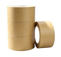 Ruban adhésif en papier kraft renforcé, auto-adhésif, biodégradable, antistatique, à haute viscosité, activé par l'eau, personnalisé en usine