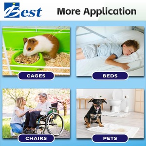 Almohadillas de Entrenamiento Desechables de Algodón para Cachorros, las Más Vendidas de la Fábrica Ibest de Changzhou, Suministros Ecológicos para Mascotas, para Orina de Perro - Product Image 4
