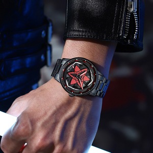 Reloj de pulsera SVJ de alta calidad para hombre, giratorio modificado, resistente al agua, motor, Cubo de embrague, motocicleta, <span class=keywords><strong>Alma</strong></span>, reloj de cuarzo 2073 - Product Image 4