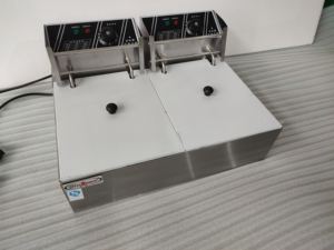 <span class=keywords><strong>Freidora</strong></span> eléctrica comercial con 2 tanques, 2 cestas, 6 litros - Product Image 5
