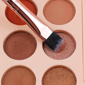 16 pz Set di pennelli per il trucco vegano professionale per capelli morbidi di capra, spazzola per fondotinta con custodia da viaggio - Product Image 5