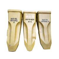 Mini excavateur de roche PC200, excavateur de roche, dents seau,