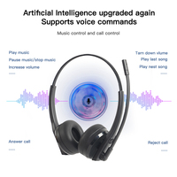 Auriculares 2025 para Juegos de PC, con Micrófono con Cancelación de Ruido, Control por Voz, Modo de Aprendizaje, Inalámbricos, Más Vendidos