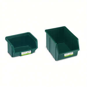 Lot de 2 boîtes de rangement écologiques Ttake Combo Box, bacs de rangement verts - Product Image 2