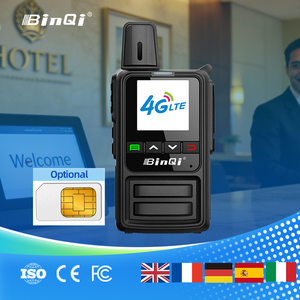 Walkie Talkie POC de Largo Alcance, Comunicación Ilimitada 5000KM, Radio Bidireccional 4G Portátil para Hoteles, Resorts y Construcción, EU FR ES DE - Product Image 1