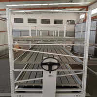 Usa Table de culture roulante verticale avec plateaux à débit Abs Supports pour système de culture hydroponique