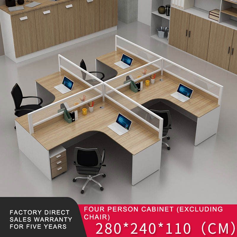 4-seats desk set (with drawer )