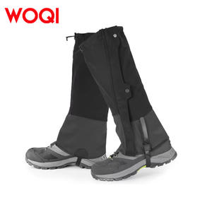 Guêtres de randonnée Woqi imperméables, protège-jambes pour la neige, unisexe, pour la chasse en extérieur, haute protection des jambes, gris noir - Product Image 3