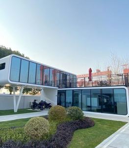 Meilleures ventes Mobile Capsule House Apple Cabin Home Resorts Hébergement Apple Cabin 20 pieds 40 pieds Capsule polyvalente Apple Cabin - Product Image 4