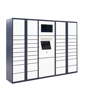 Casier de livraison de colis intelligent électronique extérieur en métal moderne pour les écoles et les gymnases - Product Image 1
