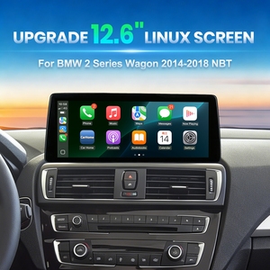 Schermo Touch QLED da 12,6 Pollici 2400x900 con Linux, Carplay e Android Auto per <span class=keywords><strong>BMW</strong></span> Serie 2 <span class=keywords><strong>Active</strong></span> <span class=keywords><strong>Tourer</strong></span>/Gran <span class=keywords><strong>Tourer</strong></span> F45/F46 2014-2018 - Product Image 2