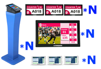 Système de gestion de xqms Android, pour banquets, hôpitaux, distributeur de billets, distributeurs d'appels et d'affichage