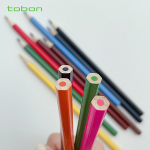 Bút Chì Màu Gỗ Tròn Hình Tam Giác Lục Giác Dầu 12 24 36 48 Màu - Product Image 5