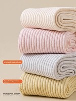 Chaussettes longues mi-mollet pour femmes, style coréen, déodorantes, absorbant la transpiration, imprimées, décontractées, à rayures verticales, pour le printemps et l'automne