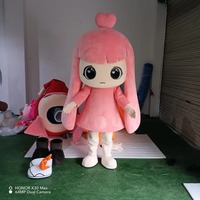 Mascotte personnalisée haute visibilité avec moule intérieur en EVA durable pour événements scolaires, testée pour la sécurité