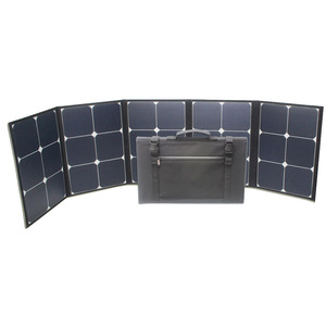 Glory Solar Revêtement en tissu haute efficacité 5V et 18 volts <span class=keywords><strong>100</strong></span> <span class=keywords><strong>watts</strong></span> <span class=keywords><strong>Panneau</strong></span> <span class=keywords><strong>solaire</strong></span> pliant <span class=keywords><strong>pour</strong></span> caravane de <span class=keywords><strong>camping</strong></span> - Product Image 1