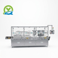 Ligne de production de solutions spécialisées pour le soin des lentilles de contact, dotée de machines de remplissage innovantes