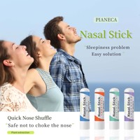 Bâtonnet nasal d'inhalation naturel pour la relaxation quotidienne, marque privée, portable, pour une respiration facile avec huile essentielle
