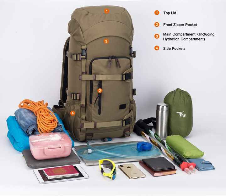 Tactical Rucksack hunting Backpack for Camping Hiking Trekking Day pack ...