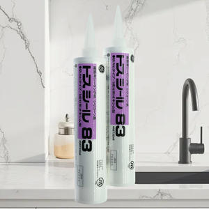 Mastic silicone neutre anti-moisissure haute performance Tosseal 83, cartouche transparente <span class=keywords><strong>pour</strong></span> le granit, le travail du bois et l'emballage - Product Image 1