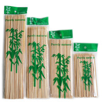 Brochettes en bambou naturel, bâtonnets de rôtissage pour cuisine extérieure, barbecue, fontaine à chocolat, fruits, artisanat - durables et personnalisables