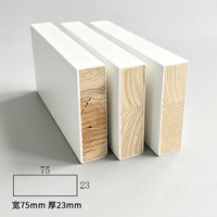 Cadre en bois décoratif, fabricant de lignes décoratives, apprêt blanc personnalisé, idéal pour la décoration murale