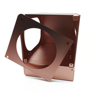 Boîtier métallique anodisé or rose de haute qualité, sur mesure, en tôle chromée, fabrication de tôlerie premium