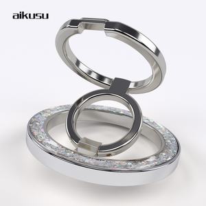 Soporte Magnético para Teléfono Móvil Aikusu, de Lujo, con Brillantina Metálica, Bonito, Personalizable, con Rotación de 360 Grados, Plegable, Ajustable y Portátil - Product Image 3