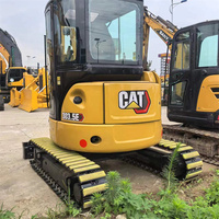 Excavatrice sur chenilles hydraulique CAT 303.5E d'occasion, en excellent état, prix usine, à vendre pour usage agricole