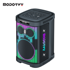 Caixa de Som para Festas ao Ar Livre de 8 Polegadas com Iluminação LED RGB, 120W, Sem Fio, com <span class=keywords><strong>Bluetooth</strong></span> e Bateria. - Product Image 3