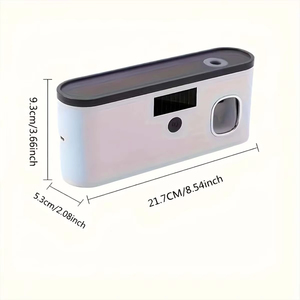 Support mural en gros avec distributeur de dentifrice, rechargeable par USB, pour l'organisation de la salle de bain à la maison et à l'hôtel - Product Image 5