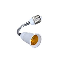 Douille de lampe E27 vers E27 de haute qualité avec câble de 20 cm Adaptateur de lampe