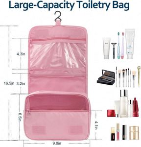 Free Sample Hanging toiletry <b>bag</b> ,<b>makeup</b> travel <b>bag</b> Jewelry Organizer <b>Compartment</b>,Large Cosmetic <b>Bag</b> Travel Organizer for - Product Image 2