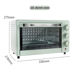 Home hẹn giờ điều khiển mini xách tay Glass 22L 48L thép không gỉ Lò nướng bánh Pizza Toaster Đối với trang chủ nấu ăn - Product Image 6