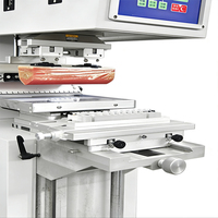 Machine de tampographie monocouleur à air chaud avec tête de tampon en caoutchouc à nettoyage automatique et réservoir d'huile à tête haute pour embouts de capsules d'ongles