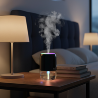 Humidificador de Aire Colorido con USB, Bajo Voltaje, Silencioso, Pequeño, Aromaterapia, Purificador de Aire para Hogar y Auto, Mini Modelo 988