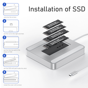Pulwtop <span class=keywords><strong>USB</strong></span> C <span class=keywords><strong>HUB</strong></span> cho iMac 24 inch 2021/2023/2024, i-mac <span class=keywords><strong>Hub</strong></span> với <span class=keywords><strong>USB</strong></span> C/A 10Gbps, hỗ trợ mở rộng M.2 SSD (không bao gồm) - Product Image 3