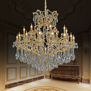 Lámpara de Arañ<span class=keywords><strong>a</strong></span> de Cristal para Boda, Lámpara Colgante de Techo de Estilo Europeo Tradicional para Villa, Capilla, Salón de Banquetes, Decoración de Eventos - Product Image 1