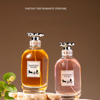 Fantasy Journey JINBADI Perfume Corporal en Spray Ecológico de Larga Duración para Mujer, Aroma Floral, Fresa, Amaderado Fresco, Natural y de Nicho