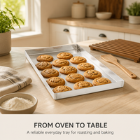 Plaque de cuisson rectangulaire en acier inoxydable 304 de qualité alimentaire, format/logo personnalisé, pour boulangerie et cuisine