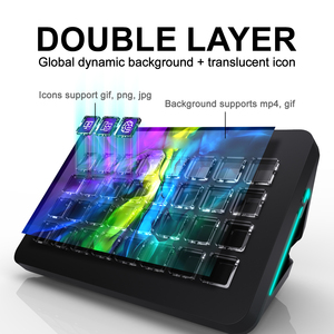 คอนโทรลเลอร์เด็คพร้อมปุ่มตั้งโปรแกรมได้ 32 ปุ่ม และไฟ RGB สำหรับ Stream Deck - Product Image 5